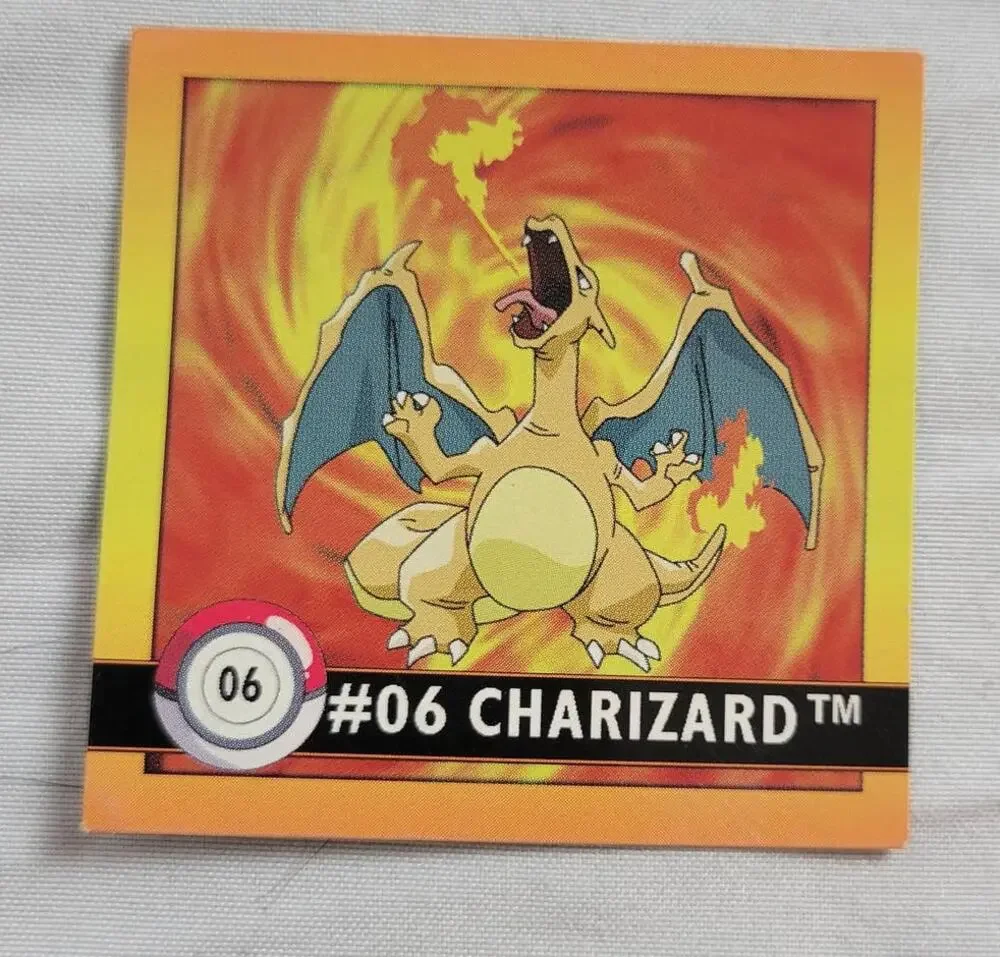 Charizard Sticker Artbox 1999 #06